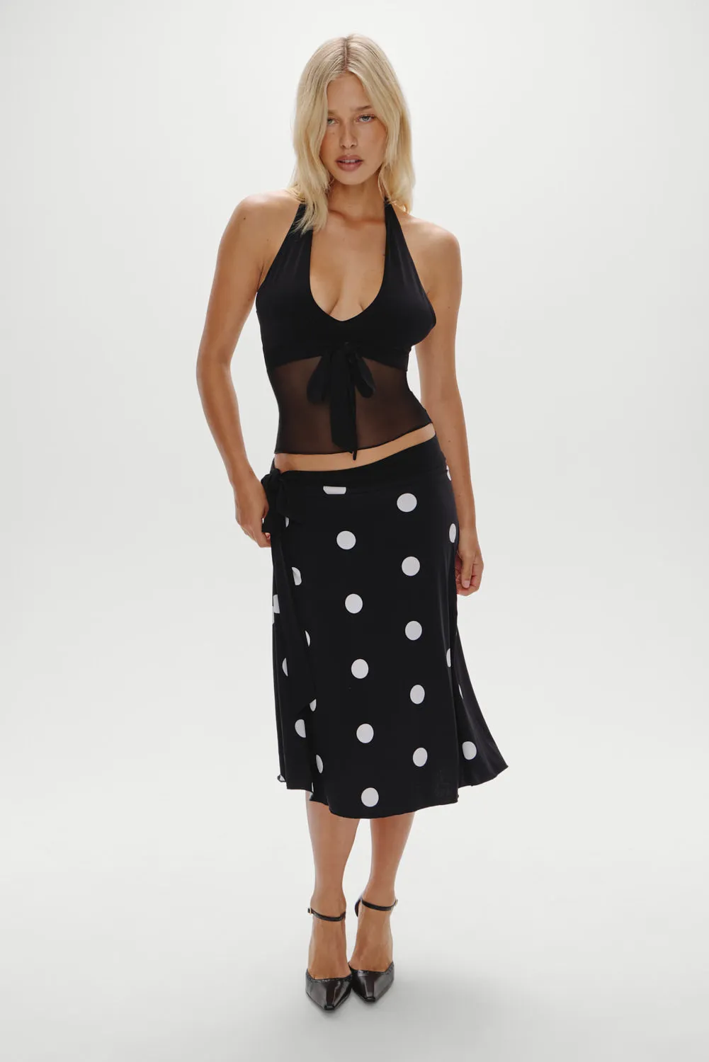 May Midi Skirt - Paris At Midnight sold by Frankie's Bikinis product image thumbnail 2