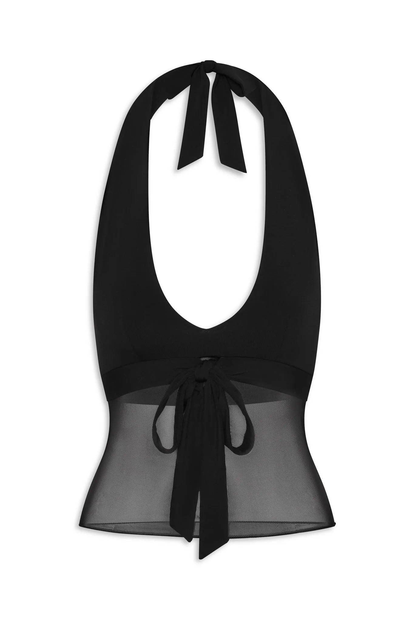 May Mesh Knit Halter Top - Black sold by Frankie's Bikinis product image thumbnail 3