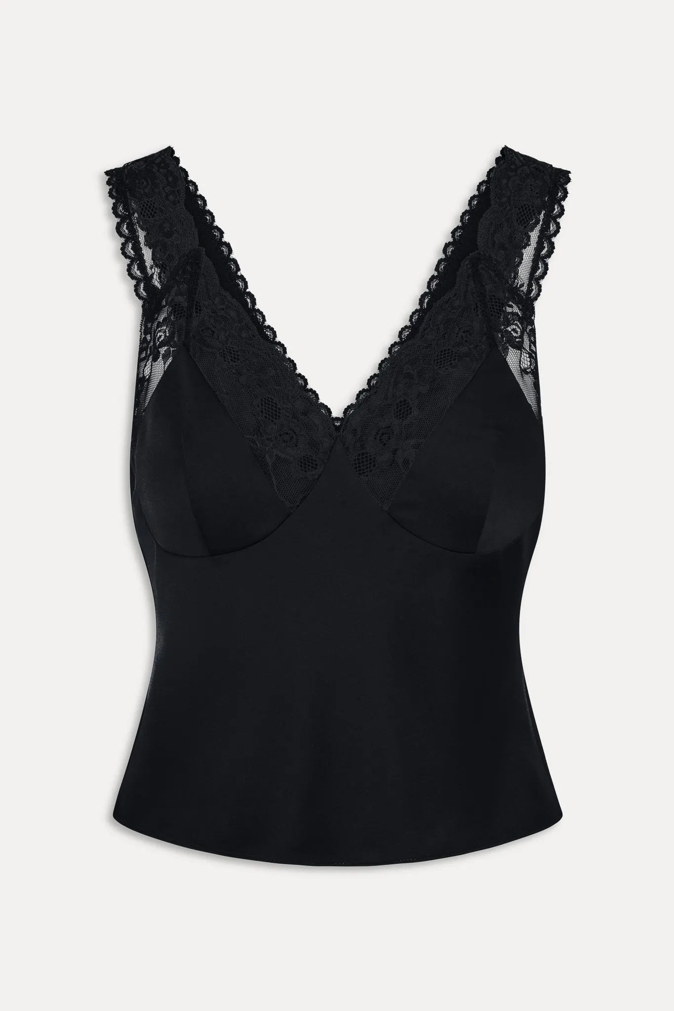 Harper Satin Top - Black sold by Frankie's Bikinis product image thumbnail 3