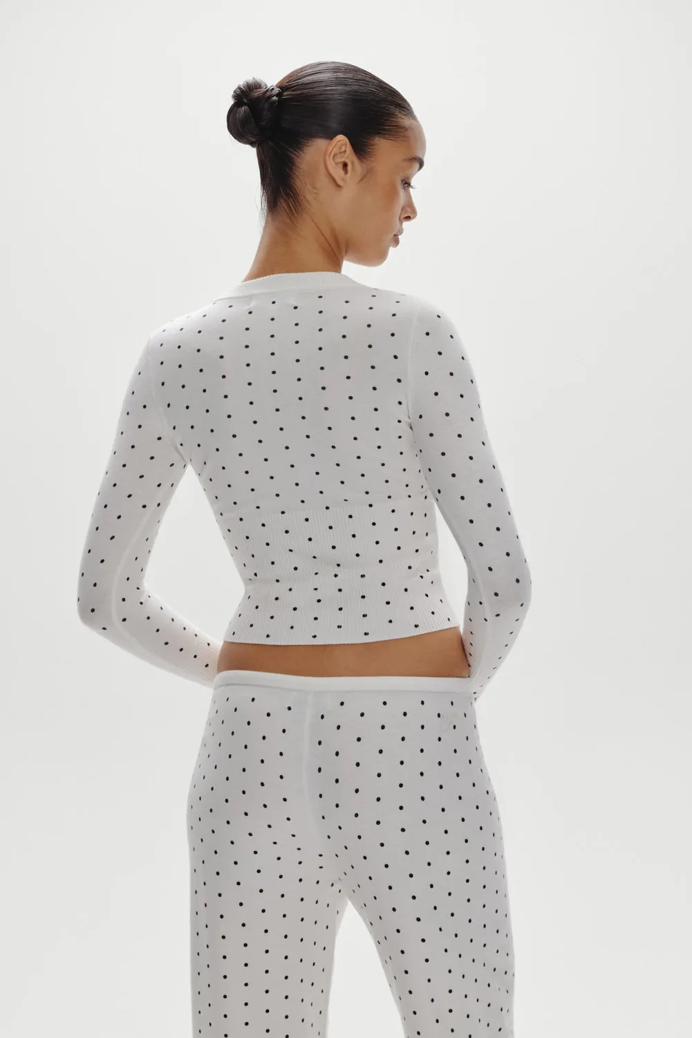 Lenon Button Up Knit Sweater - Belle of the Ball sold by Frankie's Bikinis product image thumbnail 4