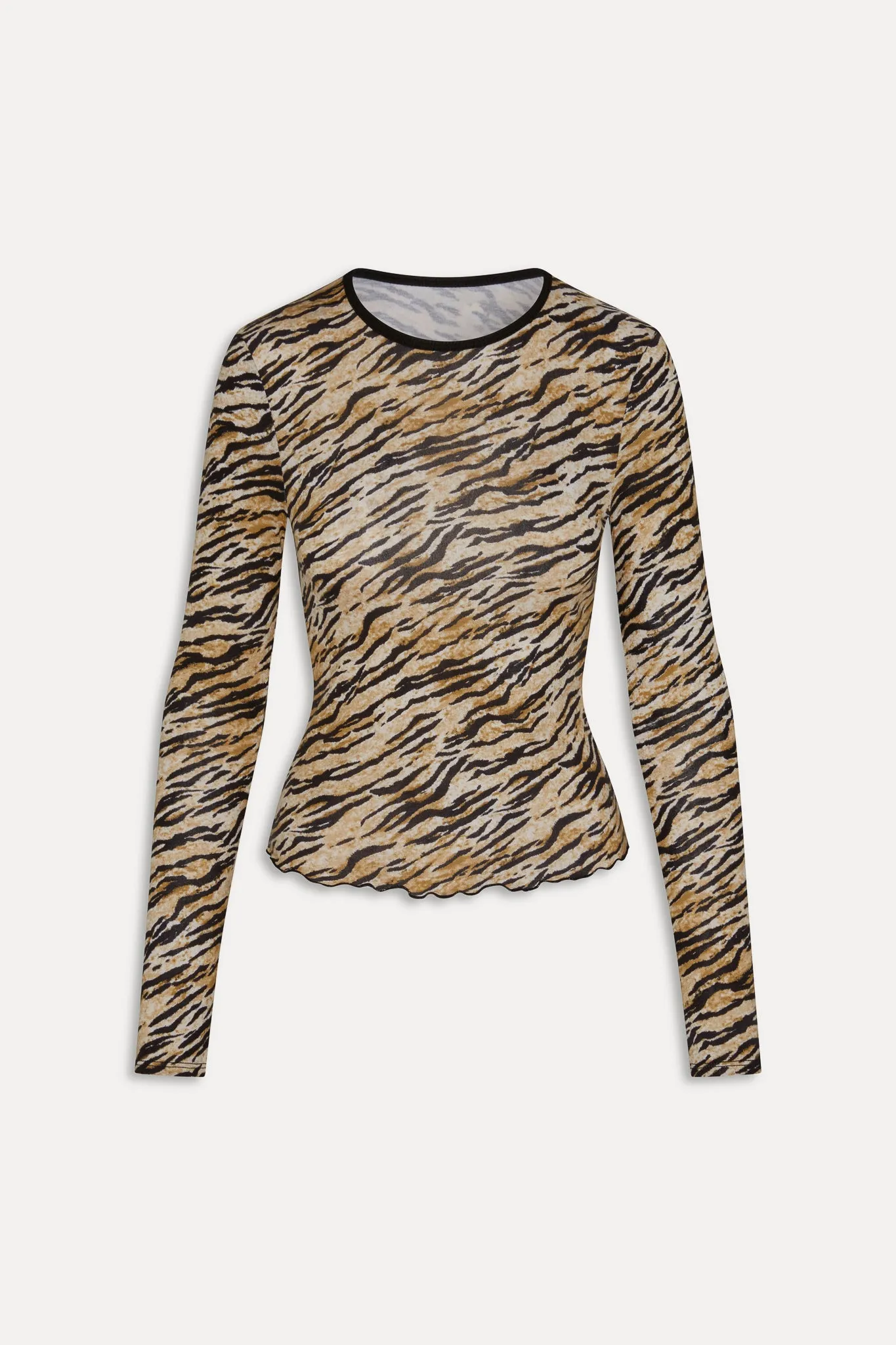 Joy Long Sleeve Sleep Shirt - Tiger sold by Frankie's Bikinis product image thumbnail 3