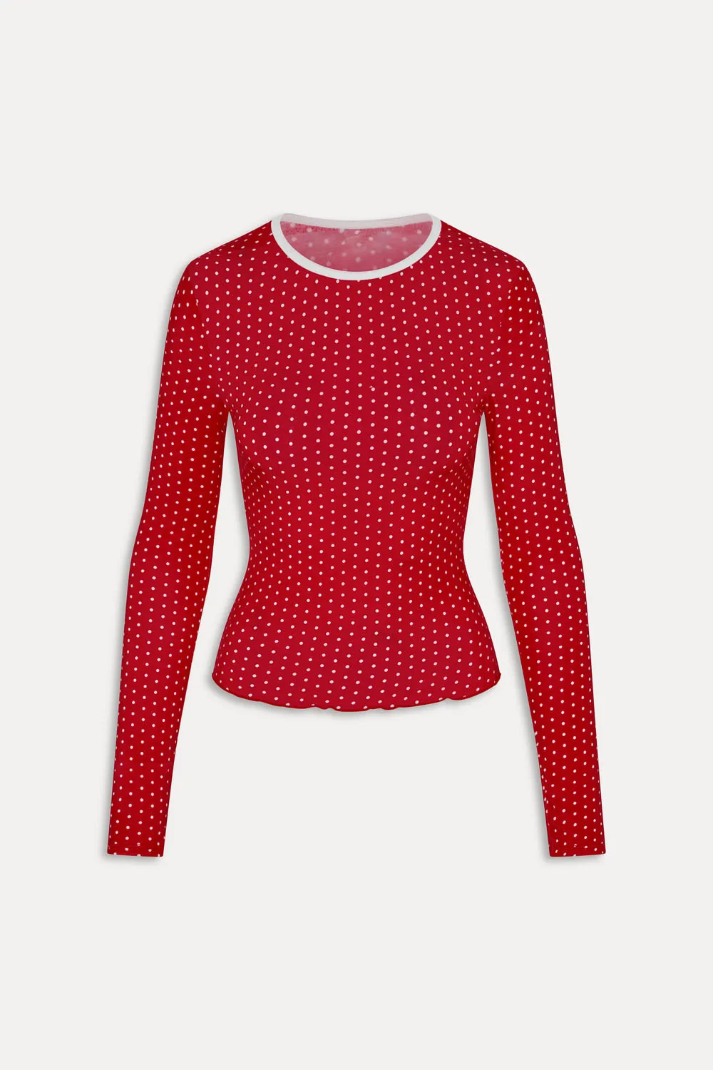 Joy Long Sleeve Sleep Shirt - Holiday Dot sold by Frankie's Bikinis product image thumbnail 3