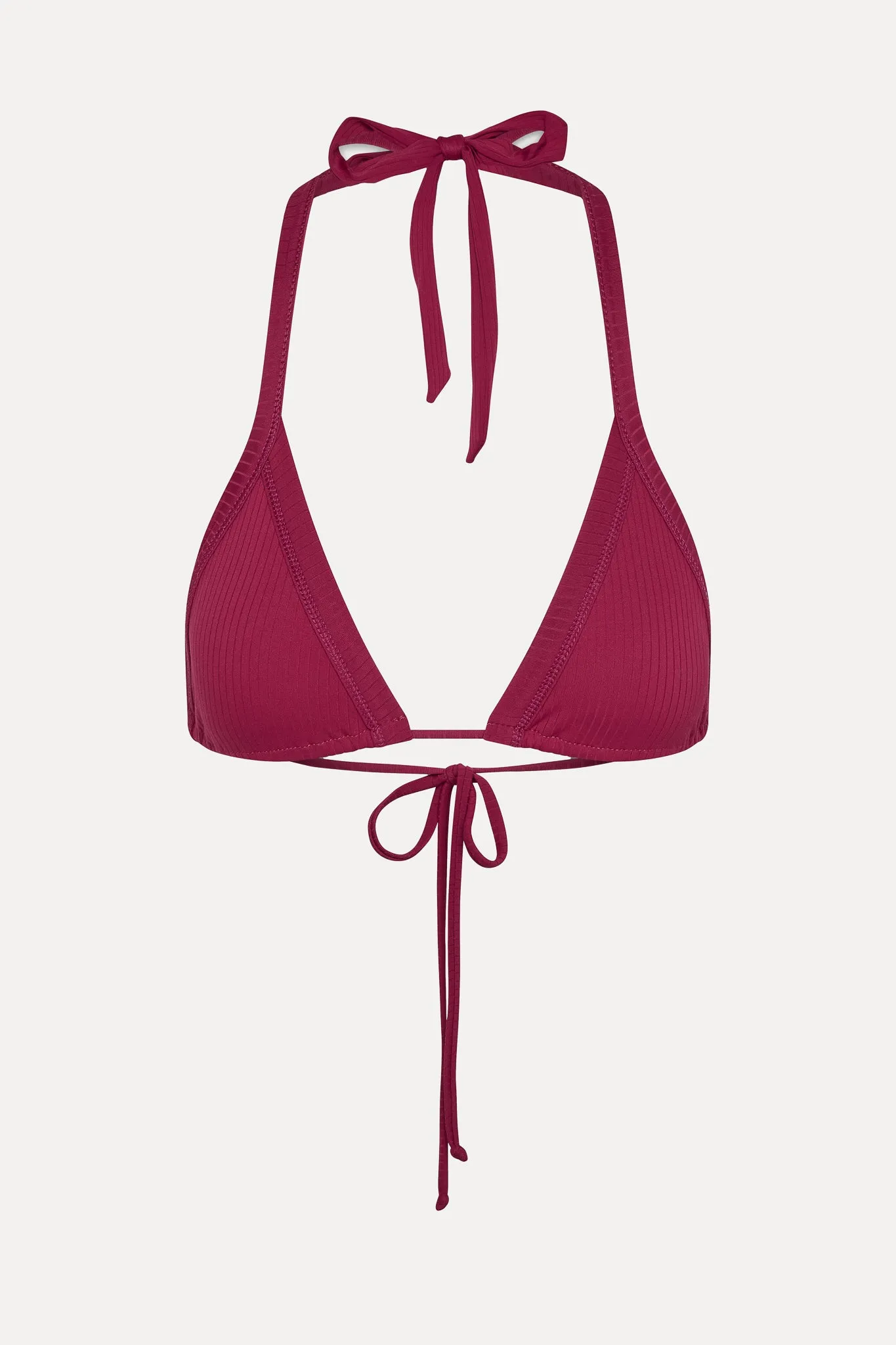 Taite Triangle Bikini Top - Vino sold by Frankie's Bikinis product image thumbnail 3