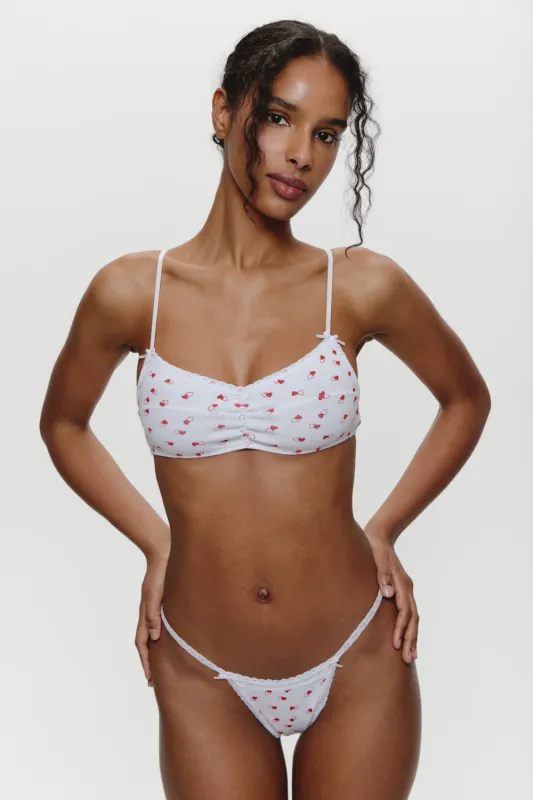 Lulu Cotton Bralette - Sunday Love made by Frankie's Bikinis