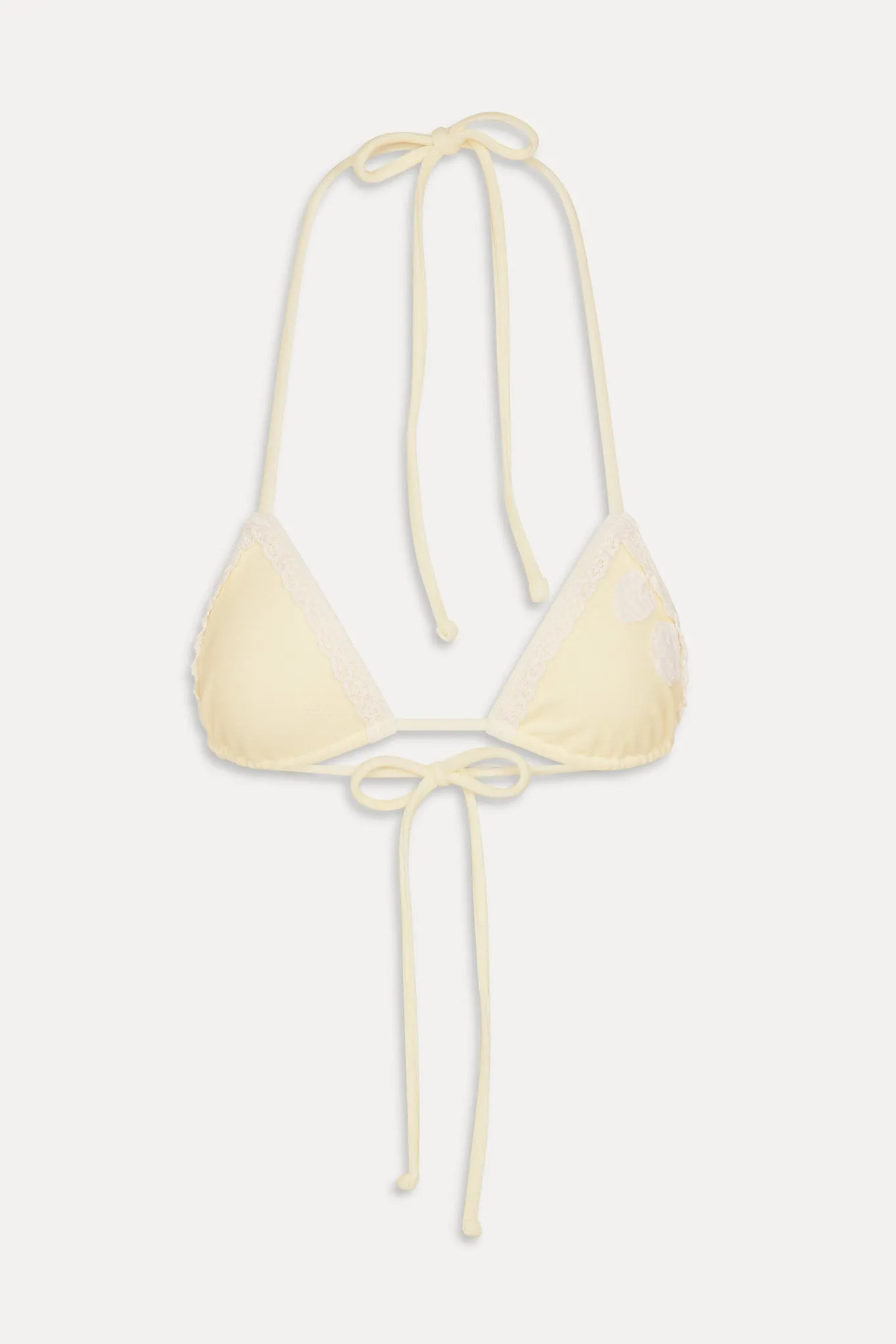 Nick Terry Triangle Bikini Top - Lemon sold by Frankie's Bikinis product image thumbnail 3