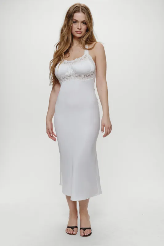 Darcy Satin Midi Dress - Sleepy Angel sold by Frankie's Bikinis