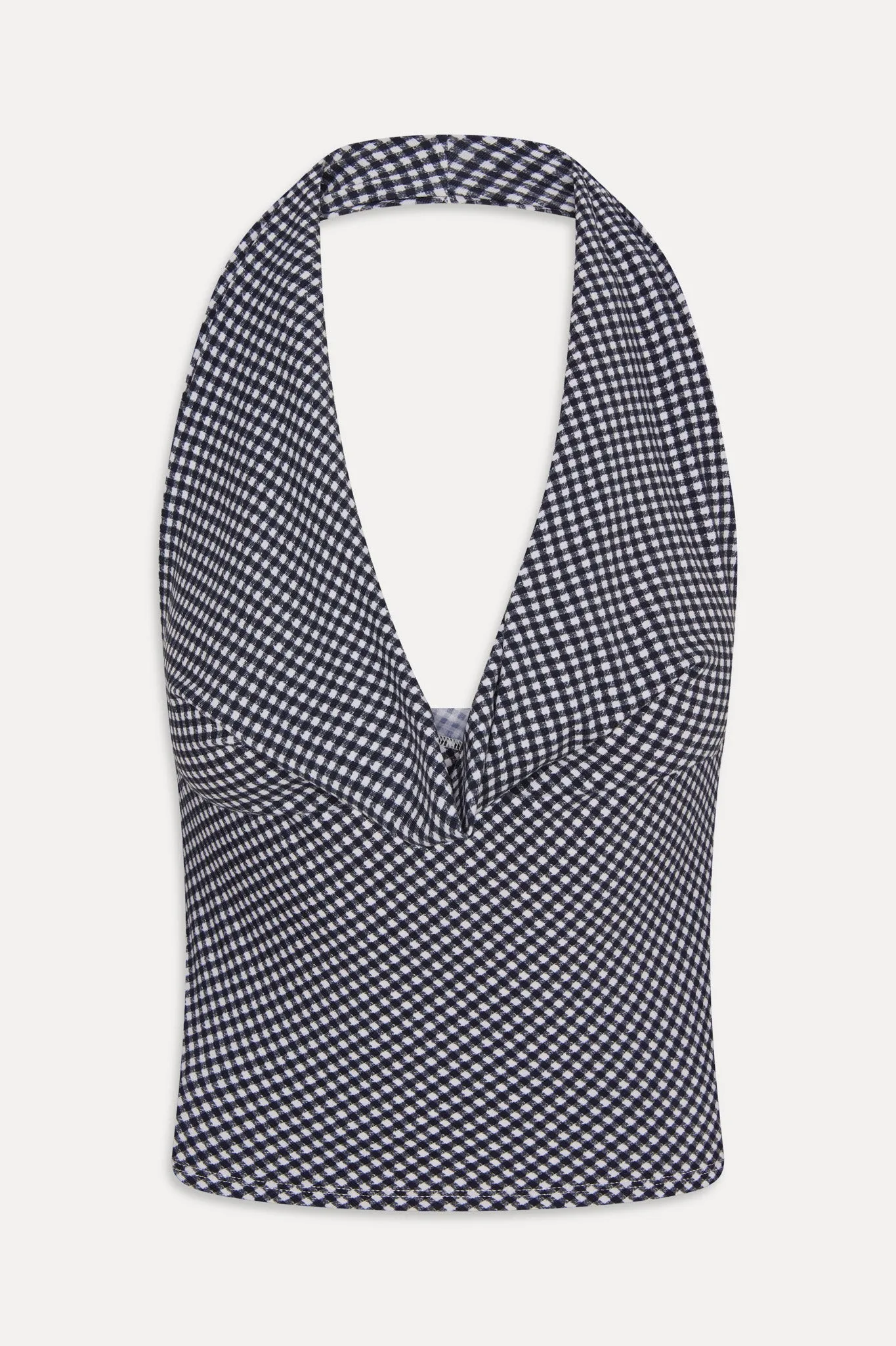Jay Gingham Halter Top - Midnight Wishes sold by Frankie's Bikinis product image thumbnail 3