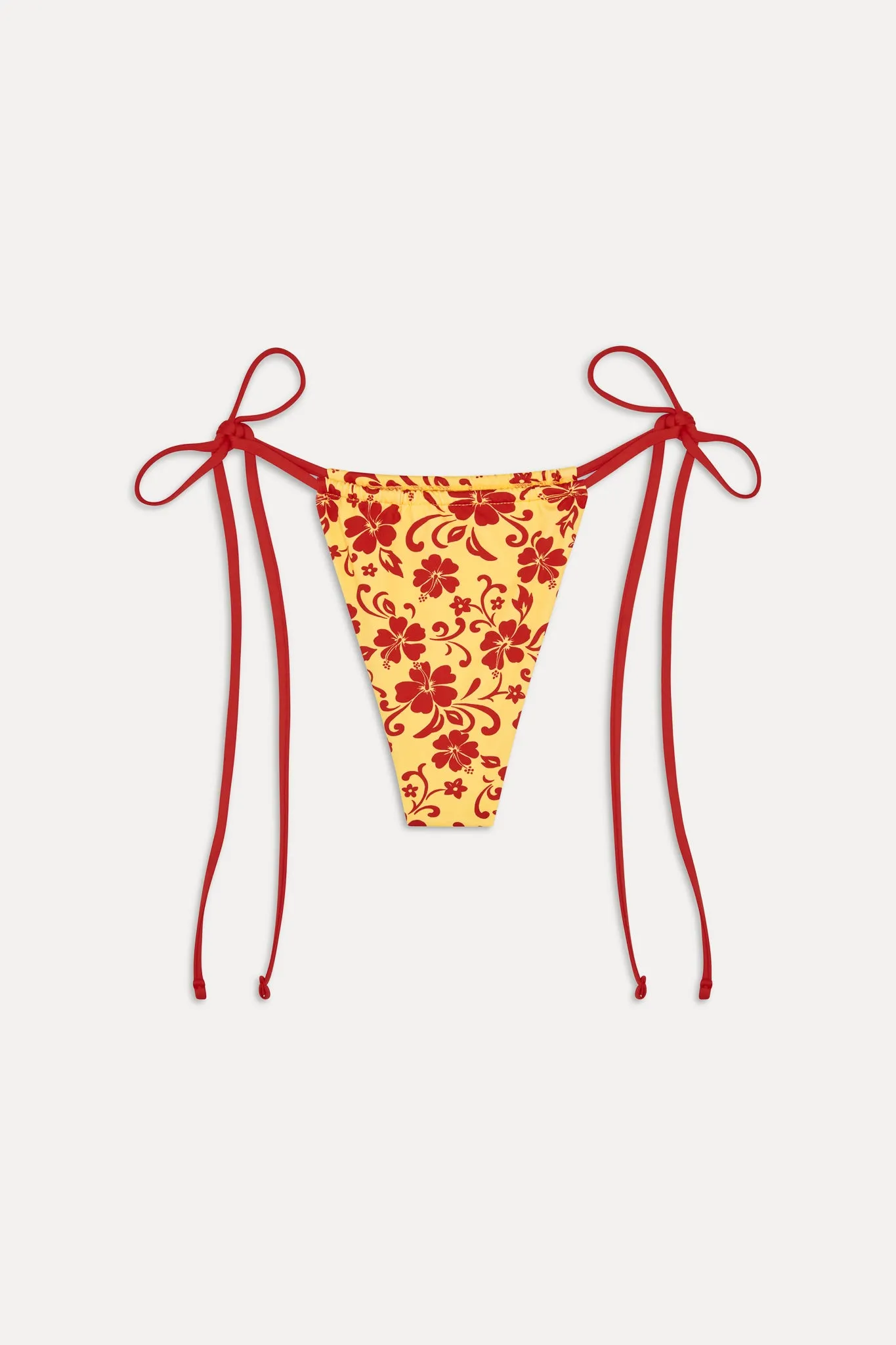 Tia Skimpy String Bikini Bottom - Favorite Flower sold by Frankie's Bikinis product image thumbnail 3