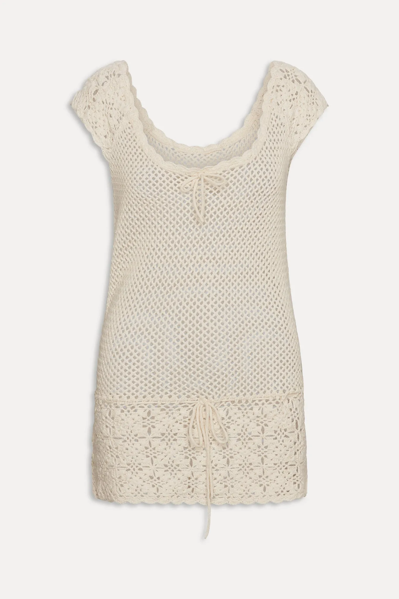 Moss Crochet Mini Dress - Sand Dollar sold by Frankie's Bikinis product image thumbnail 3