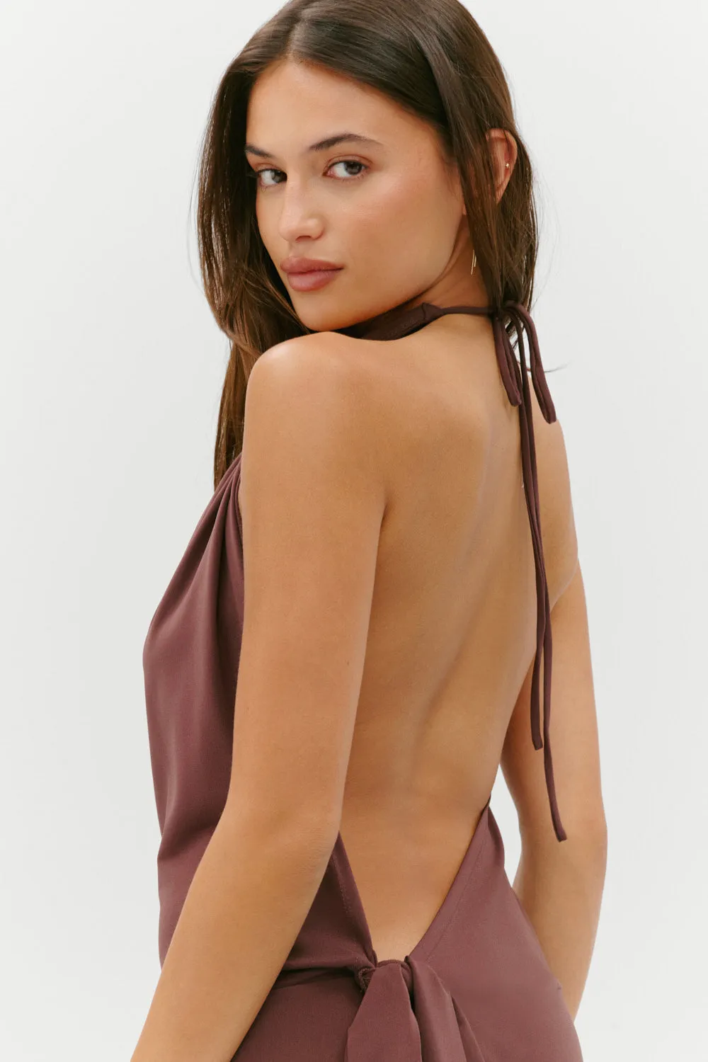Cindy Wrap Mini Dress - Driftwood sold by Frankie's Bikinis product image thumbnail 5