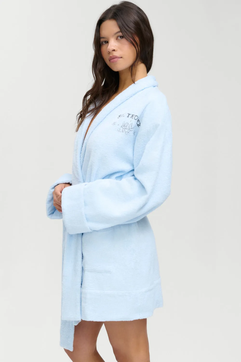 Poolside Terry Robe - French Riviera sold by Frankie's Bikinis product image thumbnail 5
