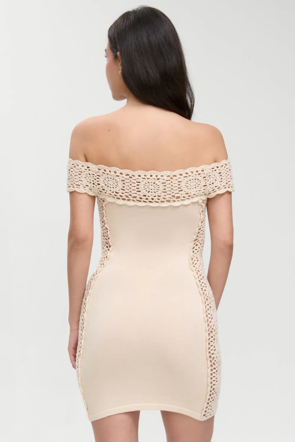 Fleur Crochet Knit Mini Dress - Summer Crochet sold by Frankie's Bikinis product image thumbnail 4