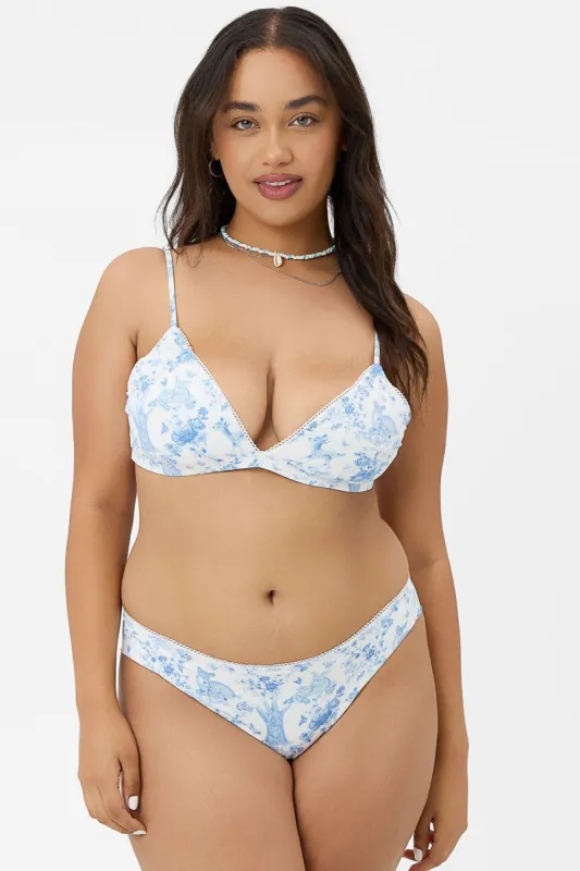 x GIGI HADID Scarlet Bralette Bikini Top - Yomi Toile Blue - Extended sold by Frankie's Bikinis
