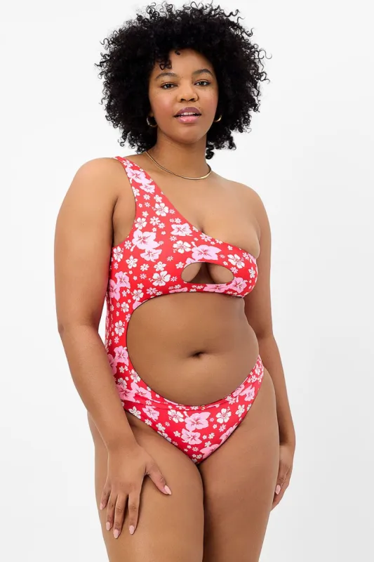 Mila Floral One Piece Swimsuit - Coconut Girl - Extended sold by Frankie's Bikinis