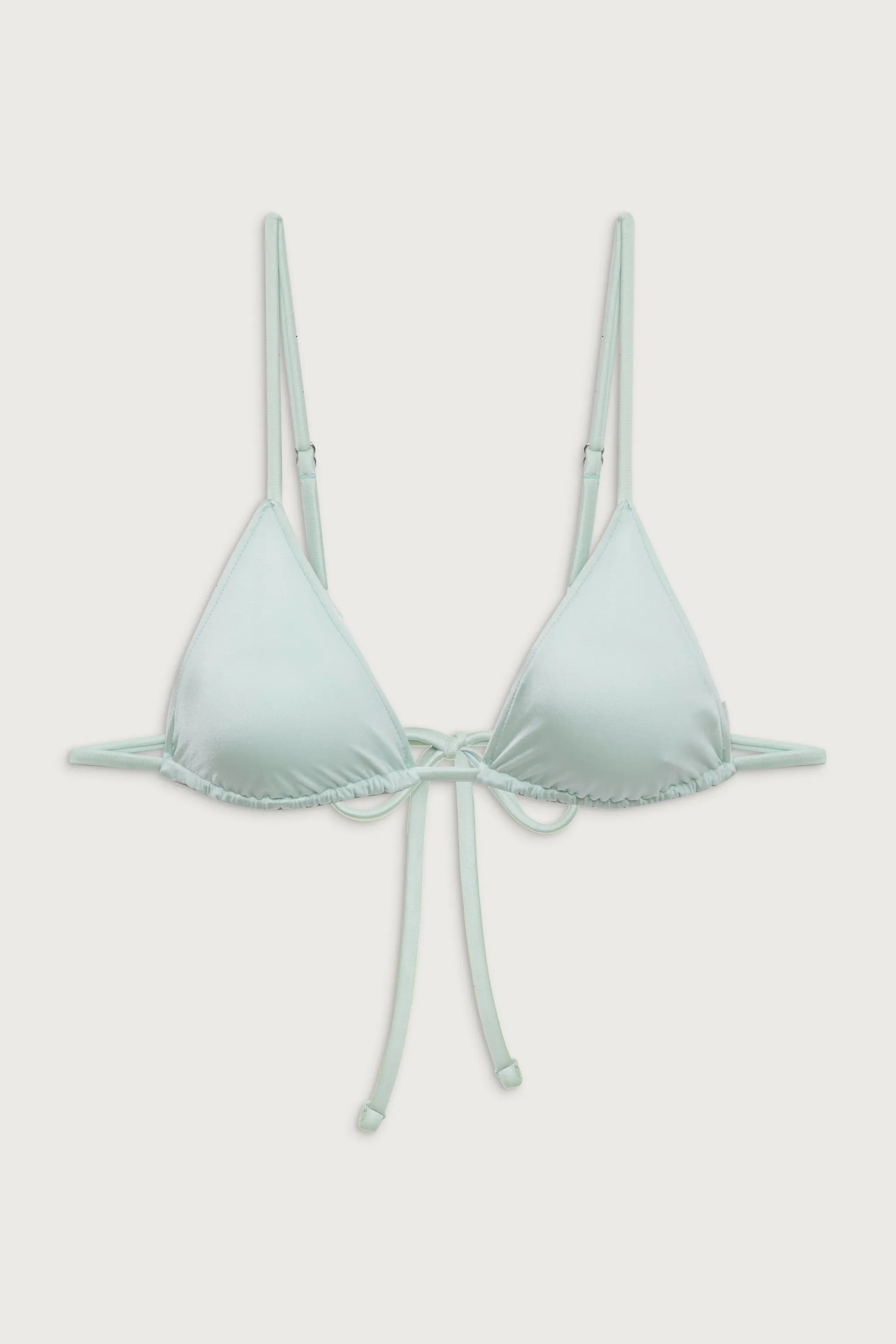 Lumia Shine Triangle Bikini Top - Pistachio sold by Frankie's Bikinis product image thumbnail 2