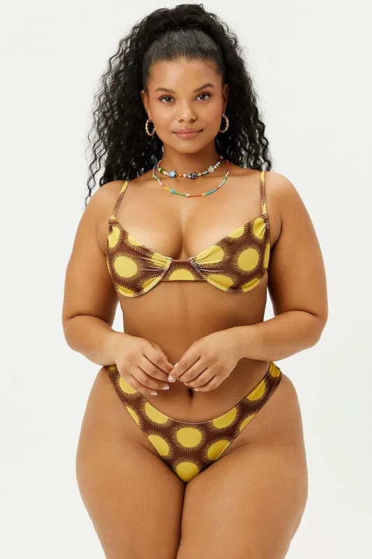 Maggie Terry Underwire Bikini Top - Golden - Extended sold by Frankie's Bikinis
