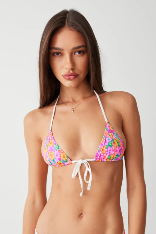 Coastal Micro Triangle Bikini Top - Daisy Pond sold by Frankie's Bikinis