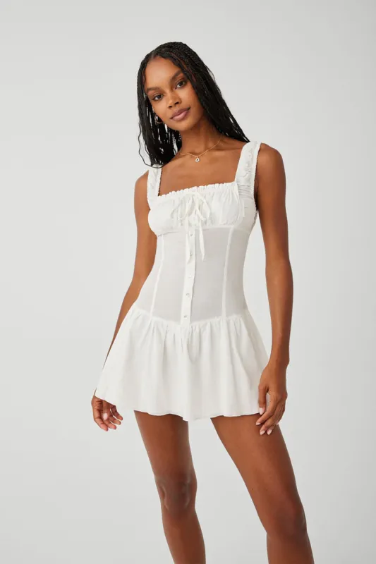 Christa Ruffle Mini Dress - Sunrose sold by Frankie's Bikinis