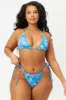 Tia String Bikini Bottom - Good Vibes sold by Frankie's Bikinis