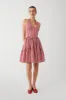 Tulsa Halter Midi Dress - Scarlet Stripe sold by Frankie's Bikinis