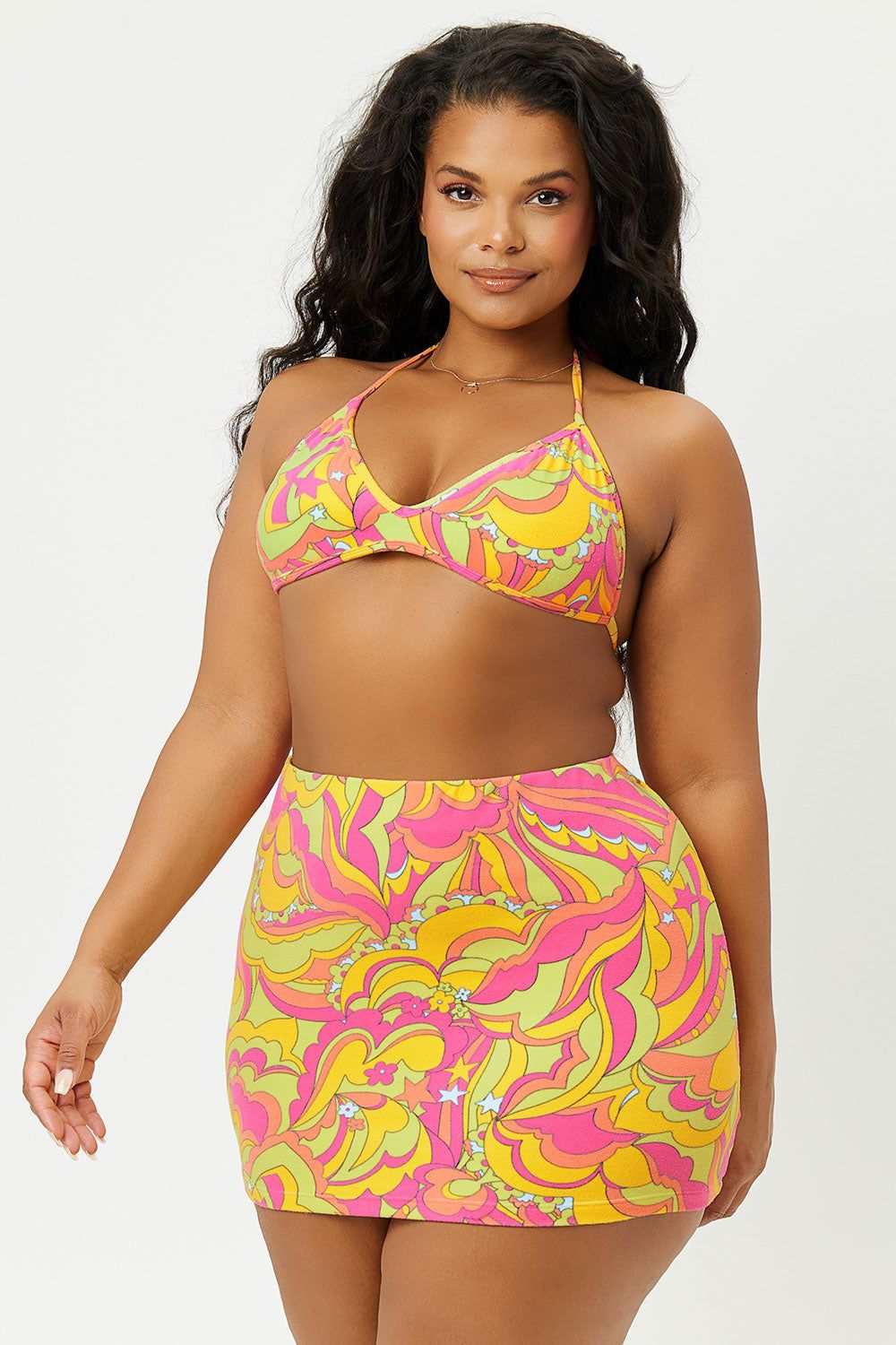 Windward Terry Skirt - Peace Terry - Extended sold by Frankie's Bikinis product image thumbnail 3