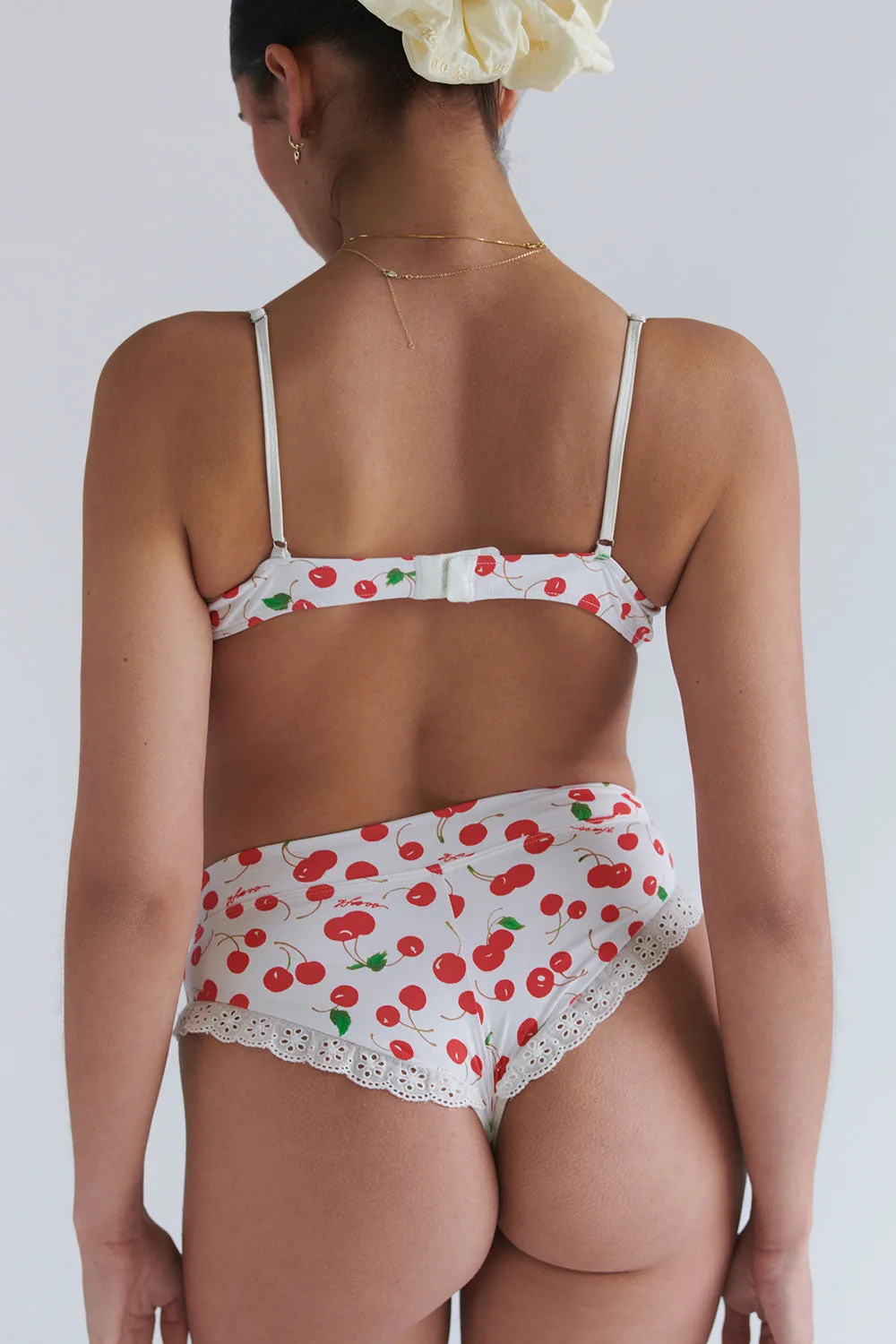 x SYDNEY SWEENEY Cora Cheeky Bikini Bottom - Cherry Bomb sold by Frankie's Bikinis product image thumbnail 2
