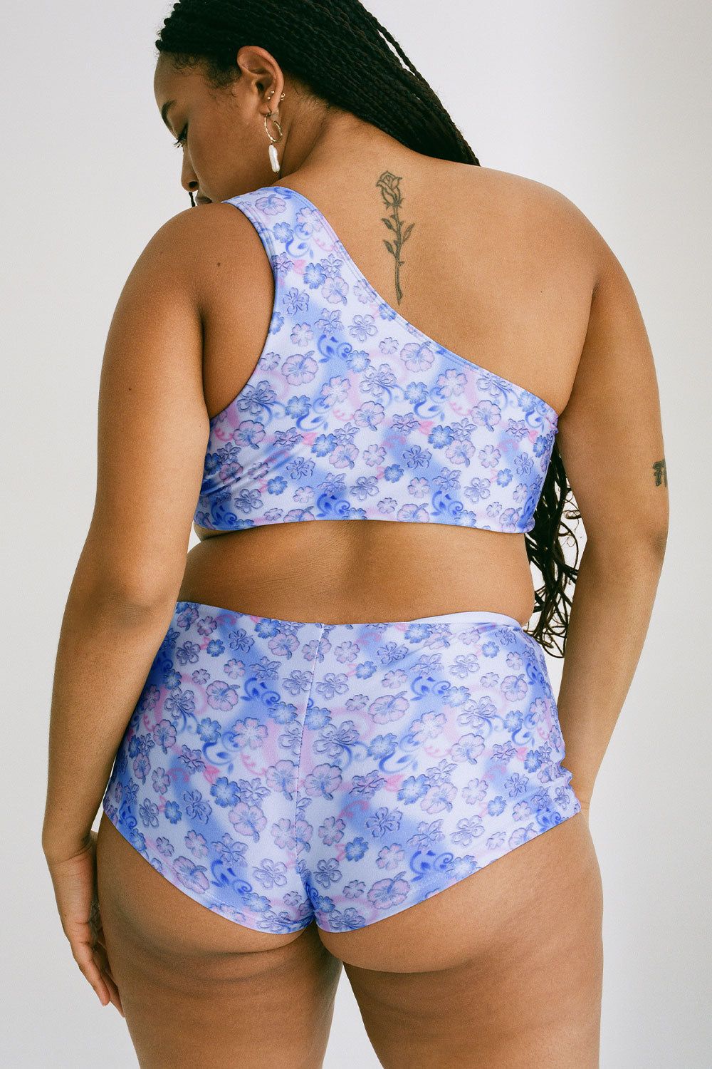 Barb One Shoulder Shine Bikini Top - City of Angels - Extended sold by Frankie's Bikinis product image thumbnail 3