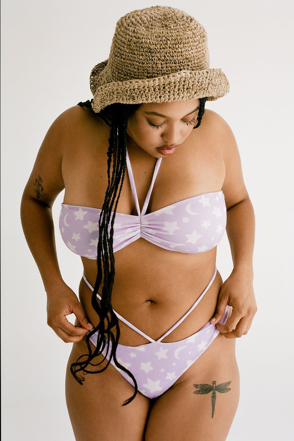 Jupiter Terry Bandeau Bikini Top - Luna - Extended sold by Frankie's Bikinis product image thumbnail 4