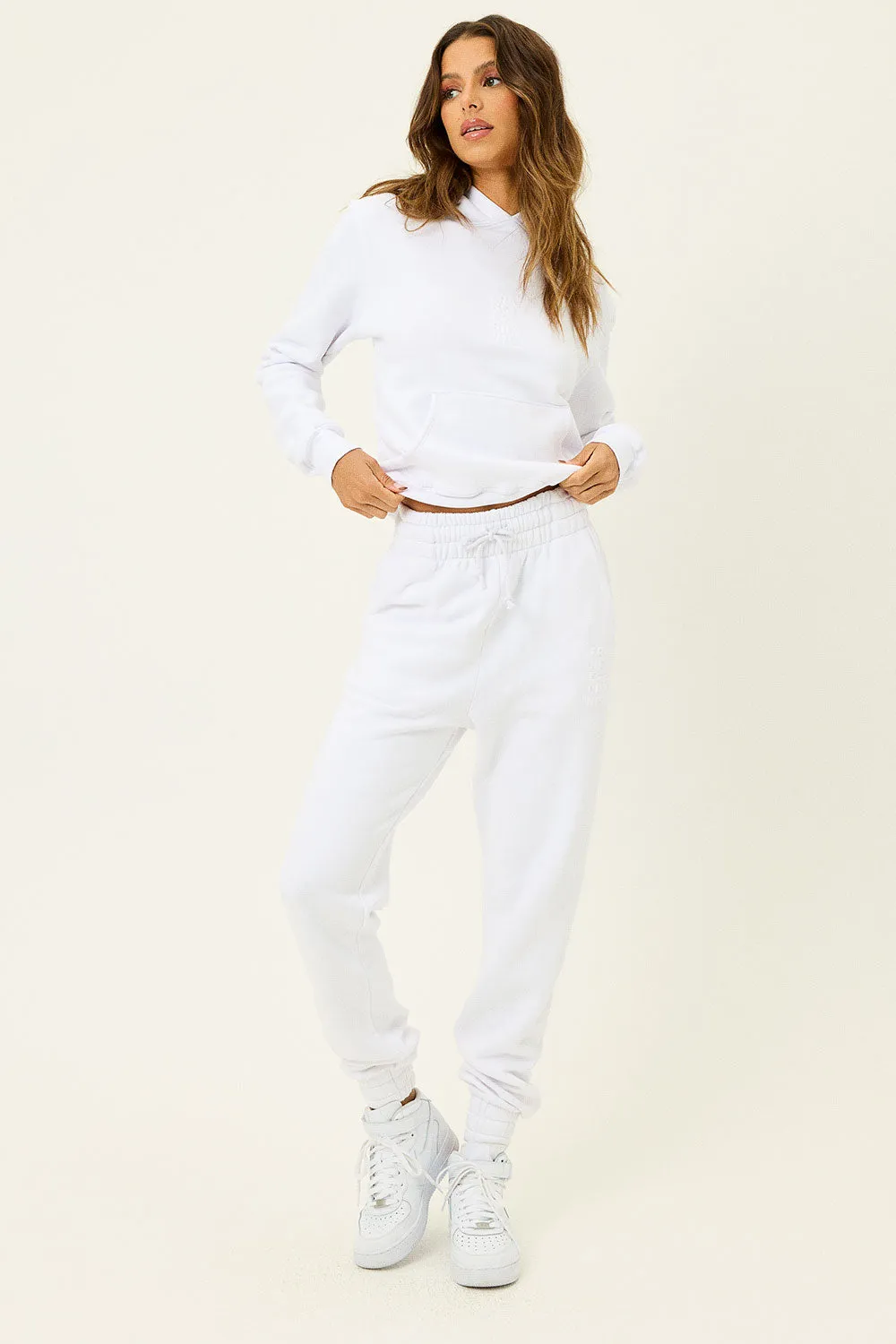 Frank Oversized Sweatpants - White sold by Frankie's Bikinis product image thumbnail 4