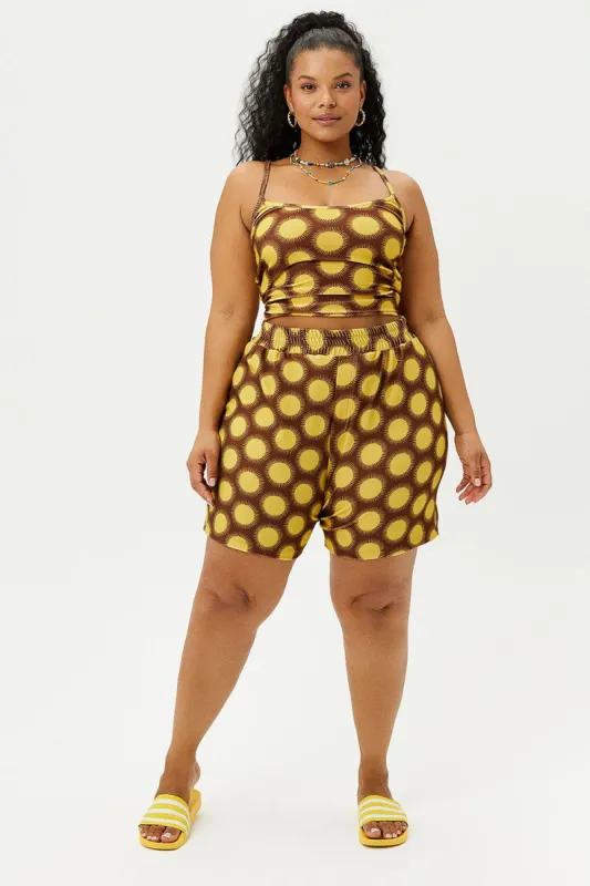 Courtney Terry Scoop Tank - Golden - Extended sold by Frankie's Bikinis