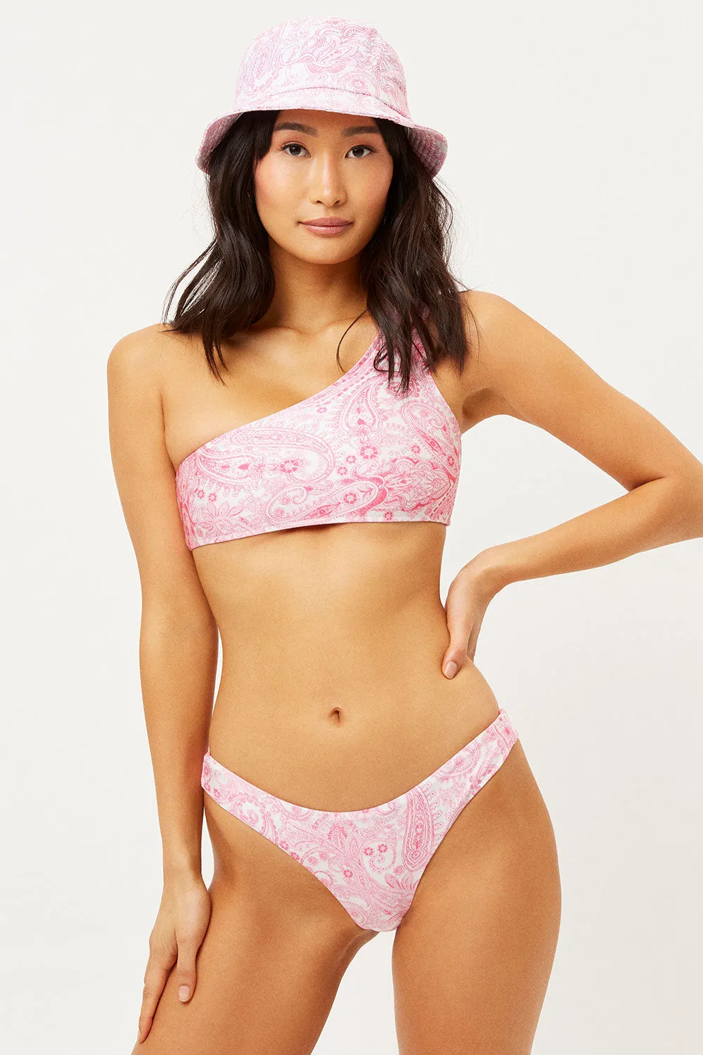 Marina Cheeky Bikini Bottom - Pink Paisley sold by Frankie's Bikinis product image thumbnail 3