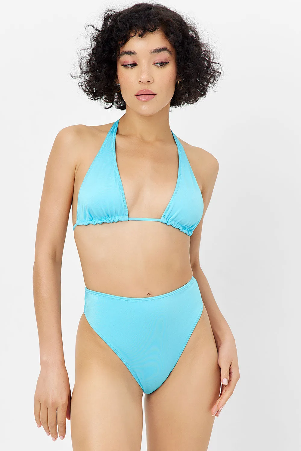 Anne Shine Full Coverage Bikini Bottom - Aquamarine sold by Frankie's Bikinis product image thumbnail 3