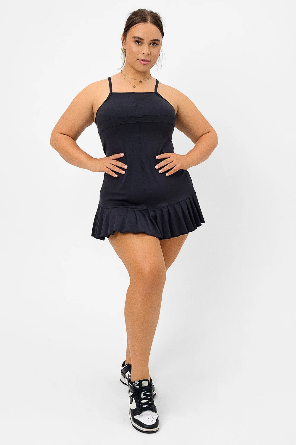 Swift Tennis Dress - Black sold by Frankie's Bikinis product image thumbnail 2