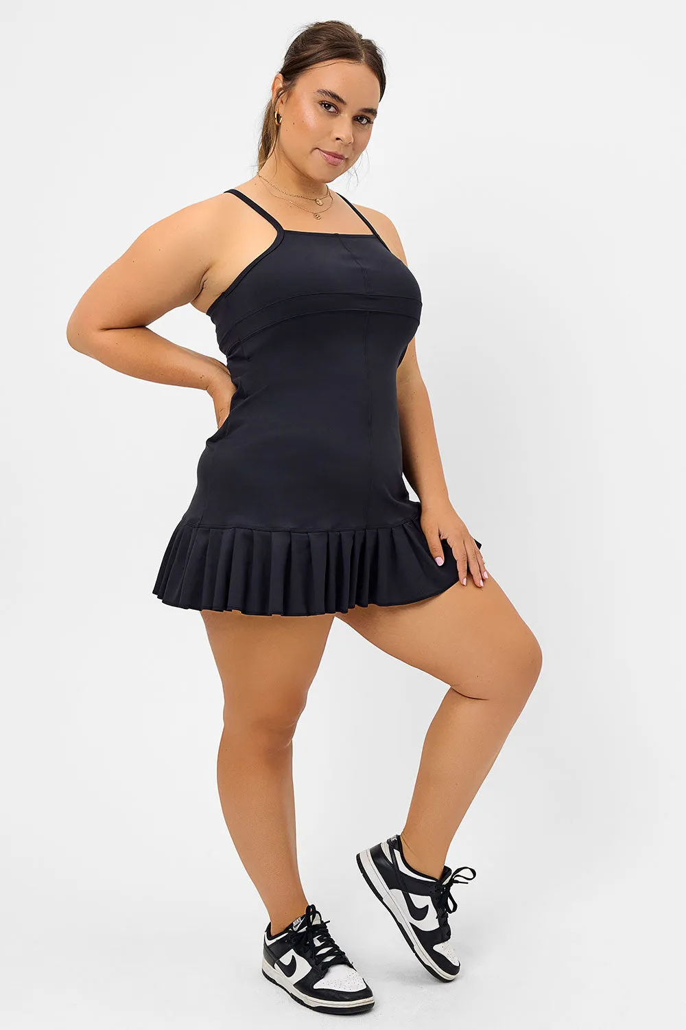 Swift Tennis Dress - Black sold by Frankie's Bikinis product image thumbnail 3