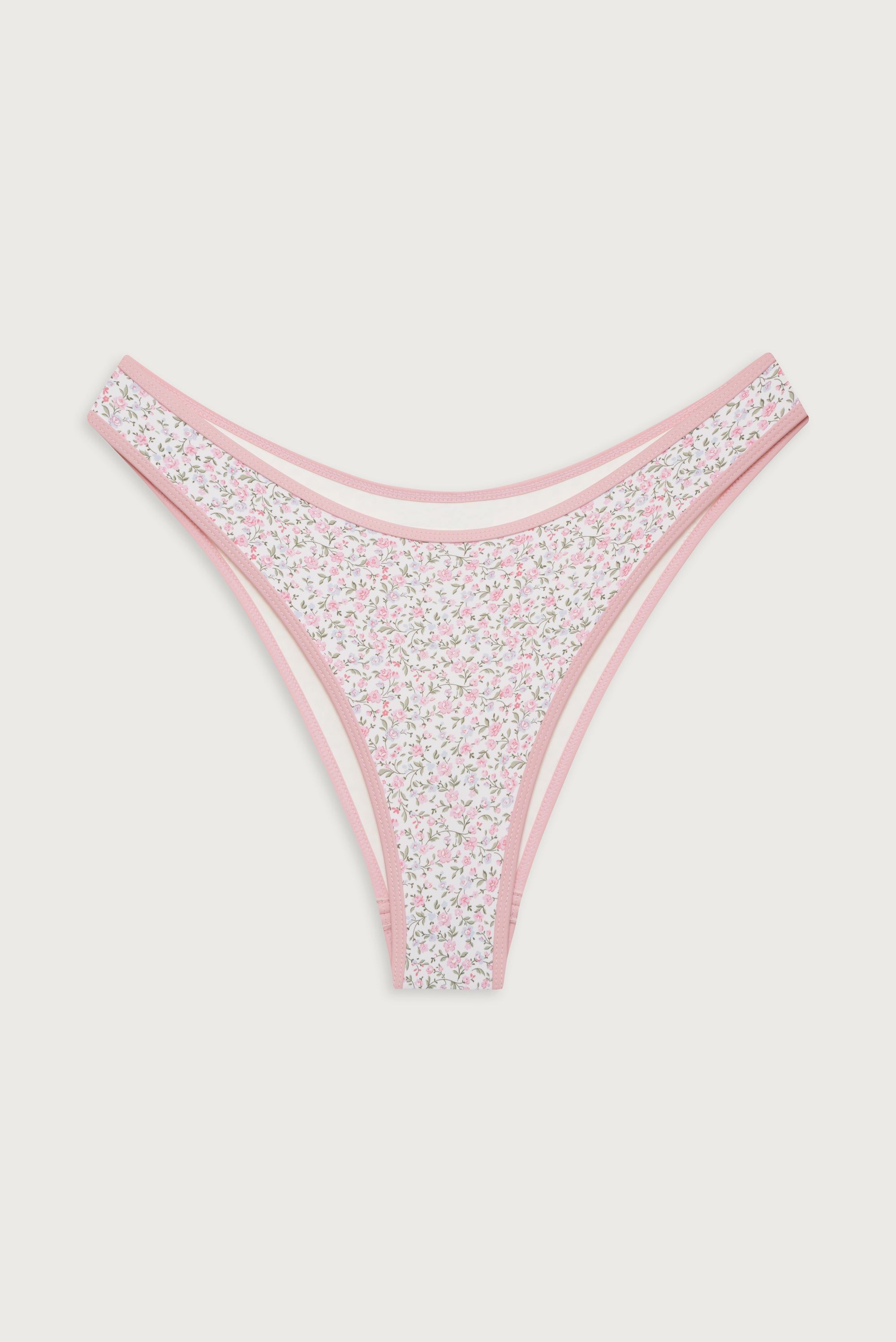 Dove Classic Floral Bikini Bottom - Baby Blanket sold by Frankie's Bikinis product image thumbnail 2