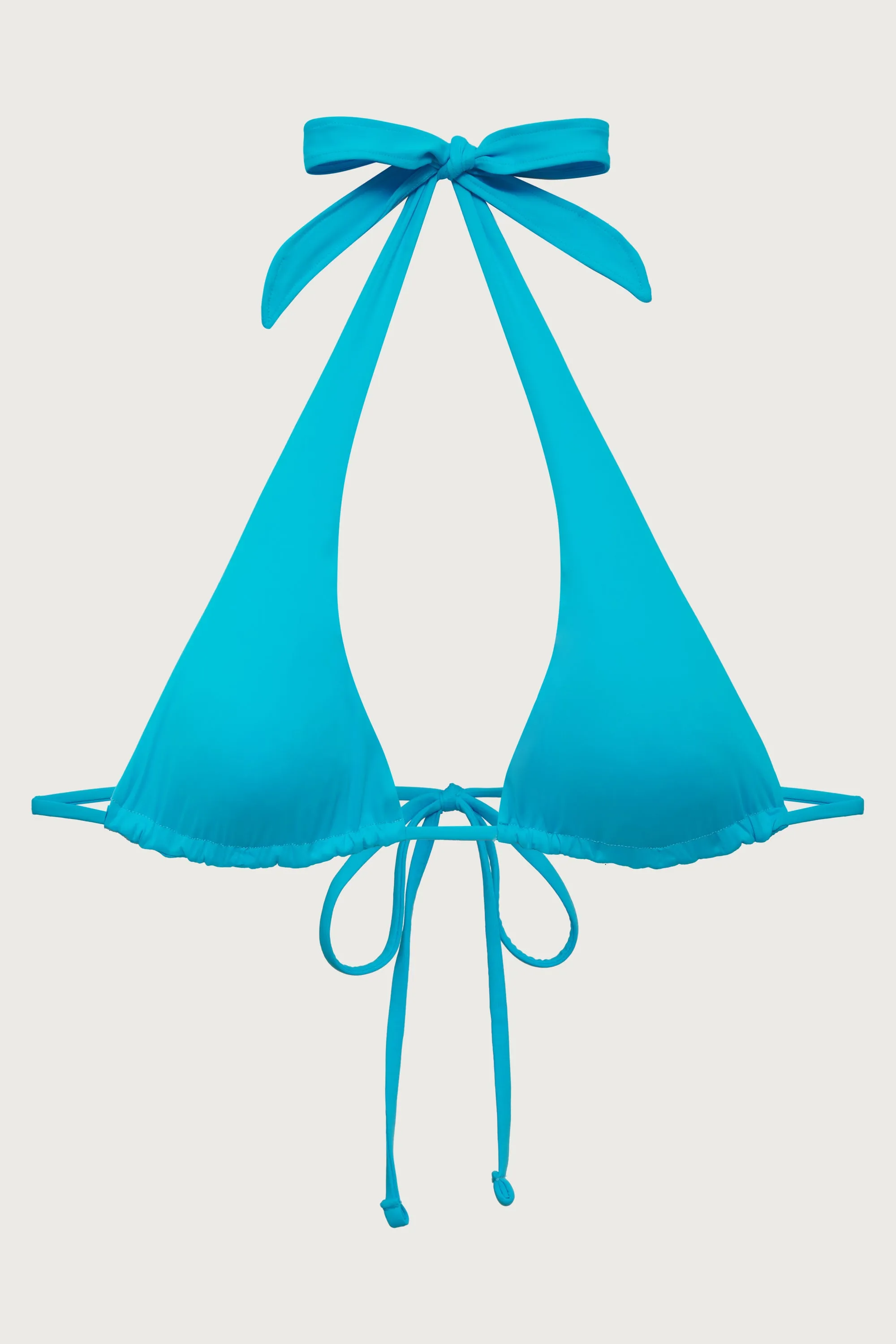 Diana Halter Bikini Top - Morning Blue sold by Frankie's Bikinis product image thumbnail 2