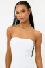 Palmer Terry Strapless Tube Dress - White sold by Frankie's Bikinis