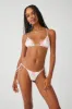 Lumia Floral Triangle Bikini Top - Tiger Lily sold by Frankie's Bikinis