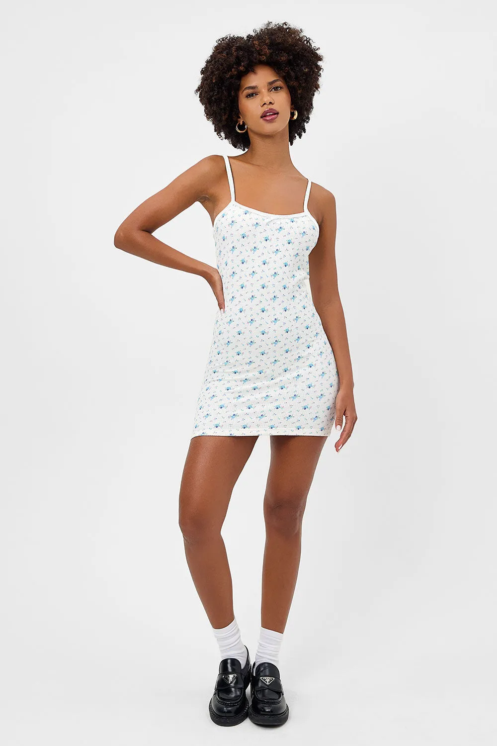 Gwen Waffle Mini Dress - Night Lily sold by Frankie's Bikinis