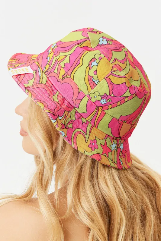 Jax Terry Bucket Hat - Peace Terry sold by Frankie's Bikinis