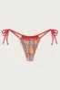Tia Tie Side Skimpy Bikini Bottom - Field of Dreams sold by Frankie's Bikinis