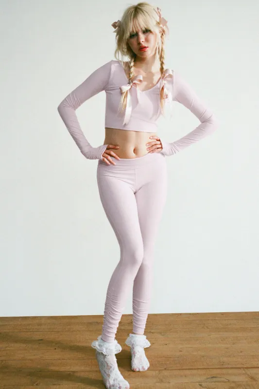 Pointe High Waist Legging - Icy Pink sold by Frankie's Bikinis