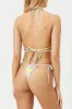 Tia Skimpy String Bikini Bottom - Summer Stripe sold by Frankie's Bikinis