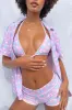 Coco Terry Button Up Shirt - Daisy Dream sold by Frankie's Bikinis