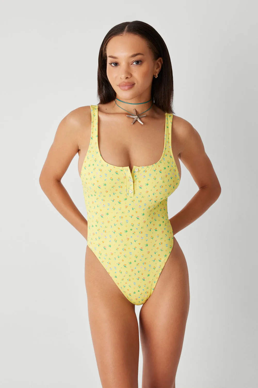 x PAMELA ANDERSON Pacific Cheeky One Piece Swimsuit - Paradise Cove sold by Frankie's Bikinis