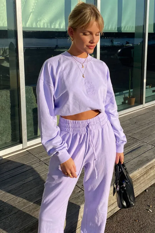 Frank Oversized Sweatpants - Lilac sold by Frankie's Bikinis
