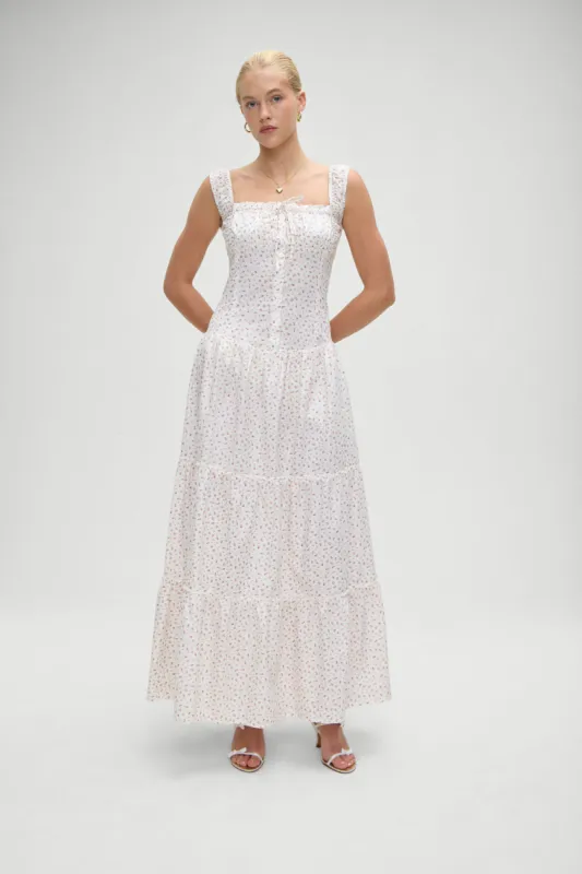 Christabelle Floral Ruffle Maxi Dress - Tea Party sold by Frankie's Bikinis