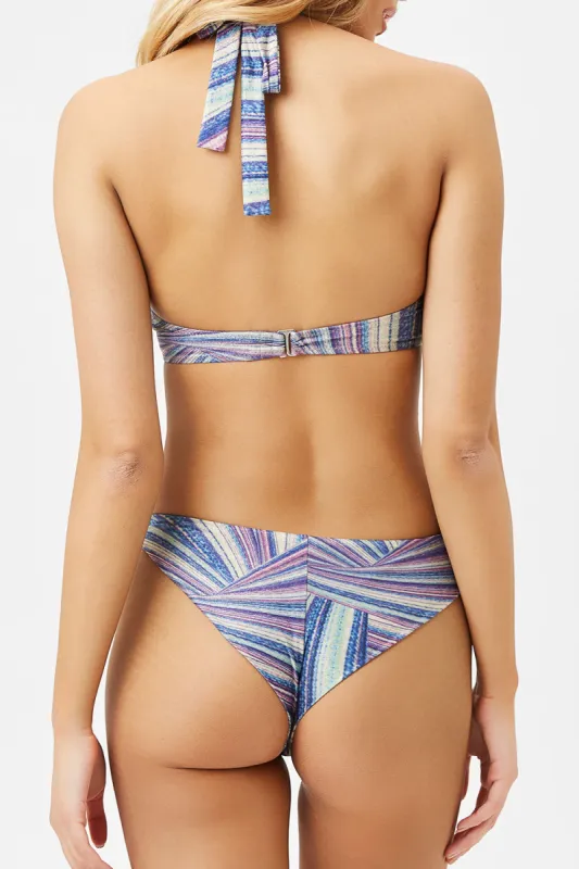 Dawson Cheeky Bikini Bottom - Shimmy Blue sold by Frankie's Bikinis