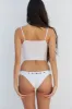 Sawyer Embroidered Cheeky Bikini Bottom - Sea Fairy sold by Frankie's Bikinis