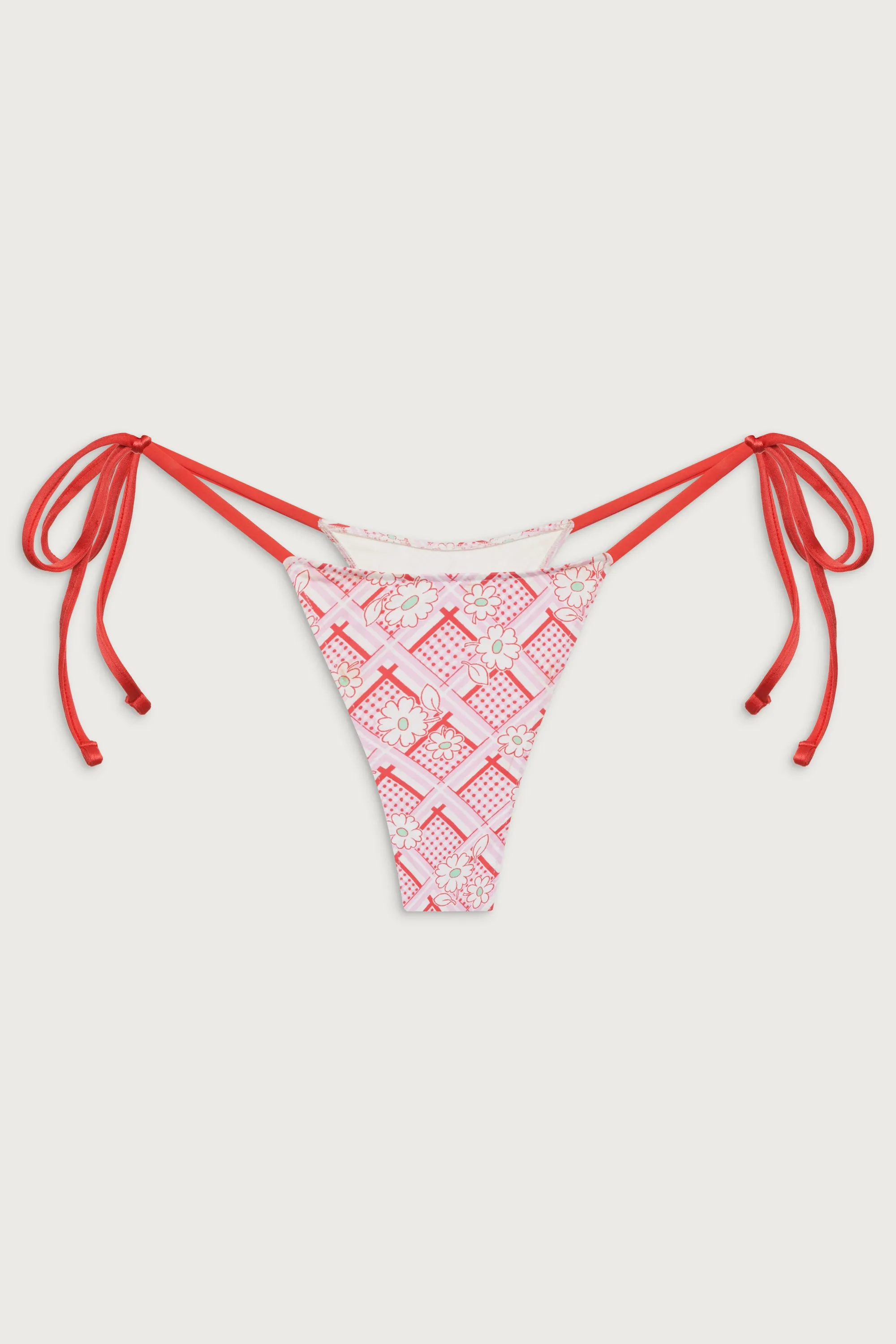 Divine Skimpy Floral Bikini Bottom - Red Rover sold by Frankie's Bikinis product image thumbnail 2
